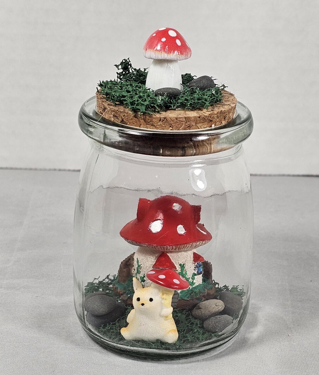 Mushroom Puppy Jar