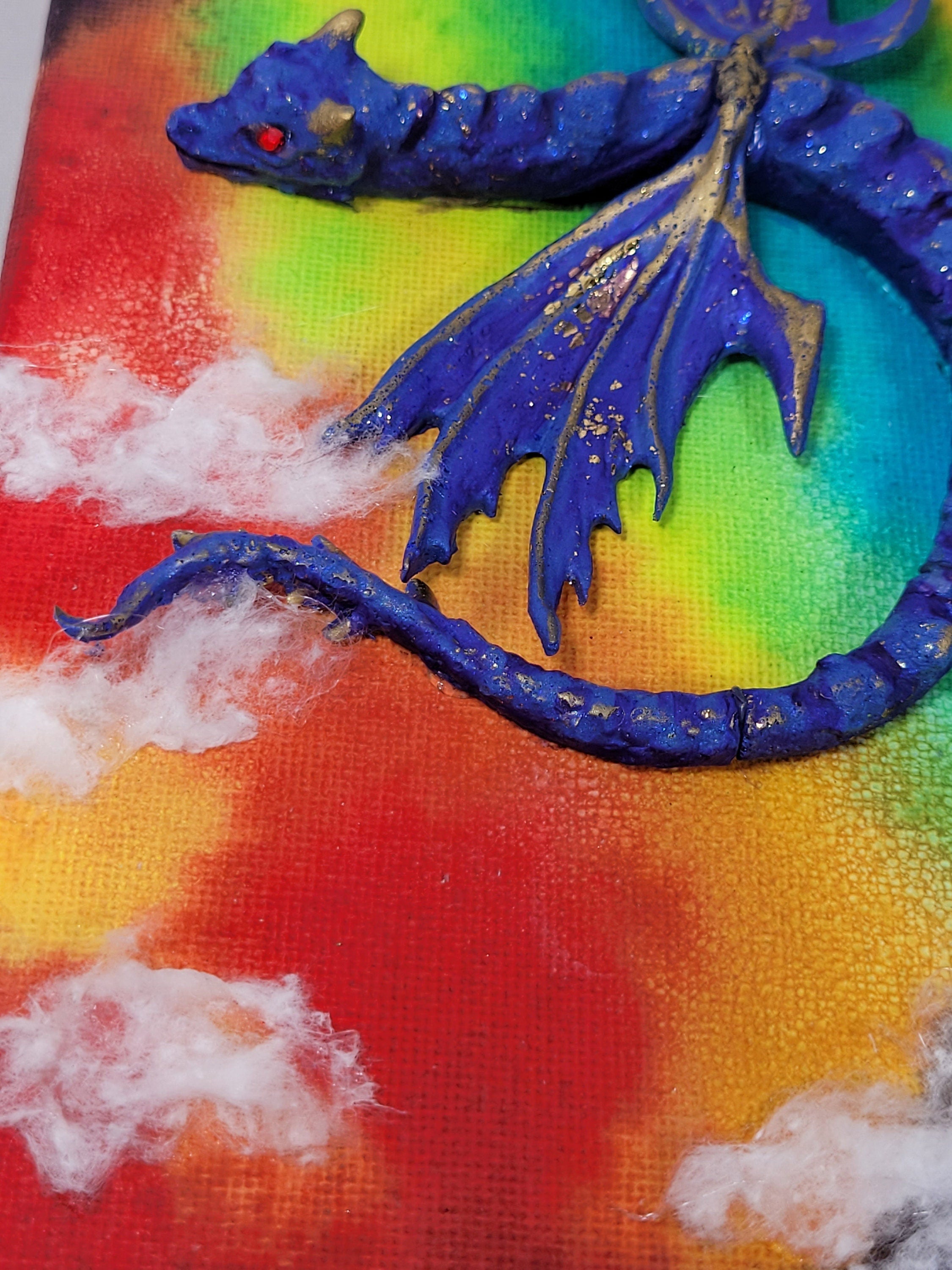 Rainbow Mixed Media Canvas