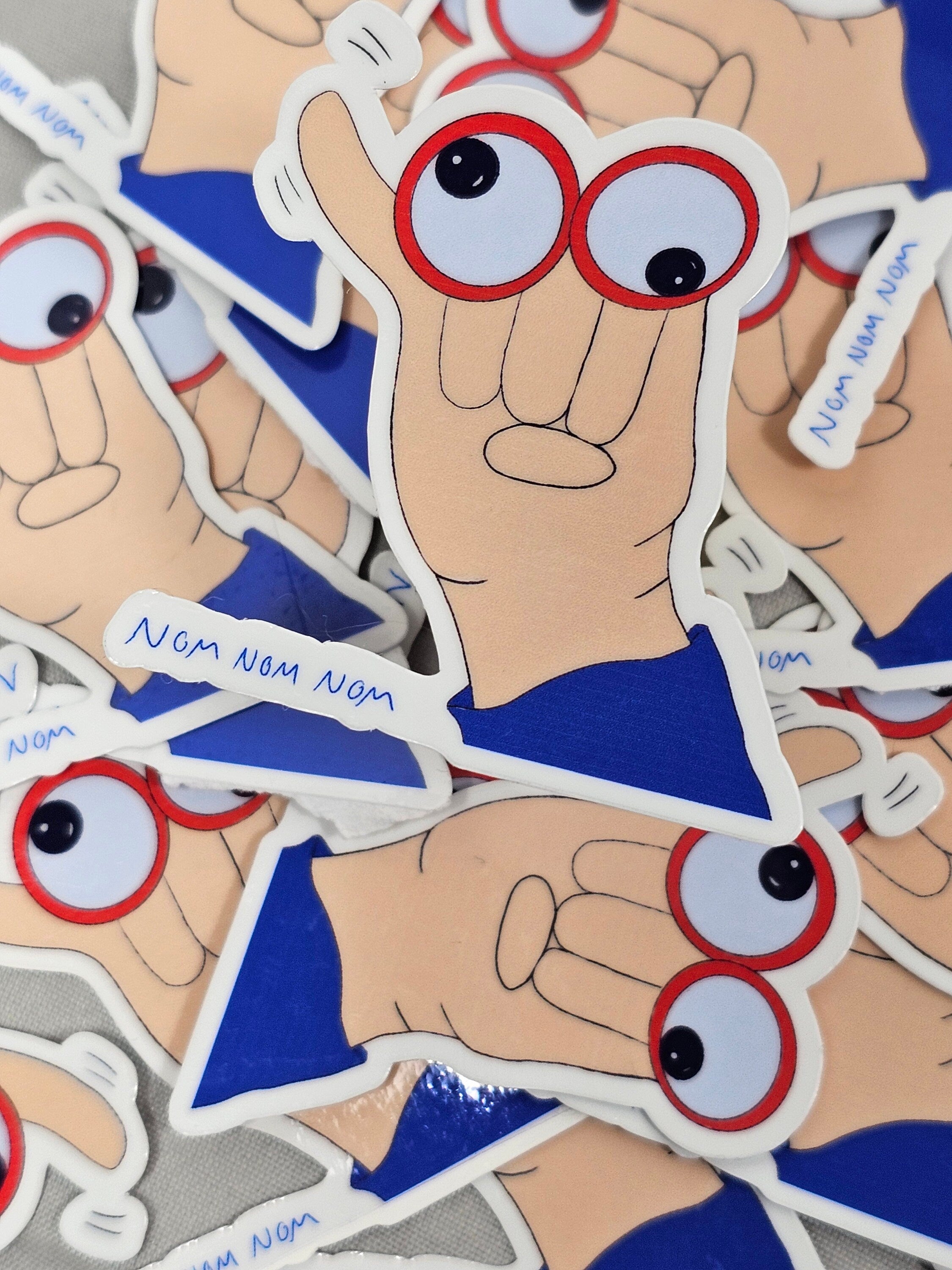 Norman the Nomster our Non Binary Monster Sticker