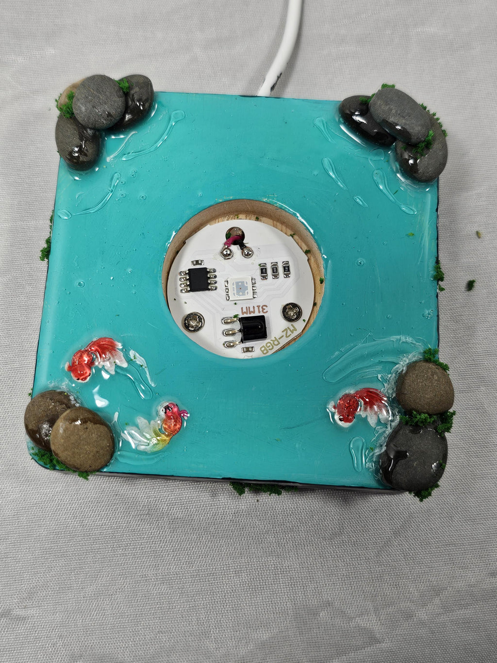 Koi Pond Light Stand