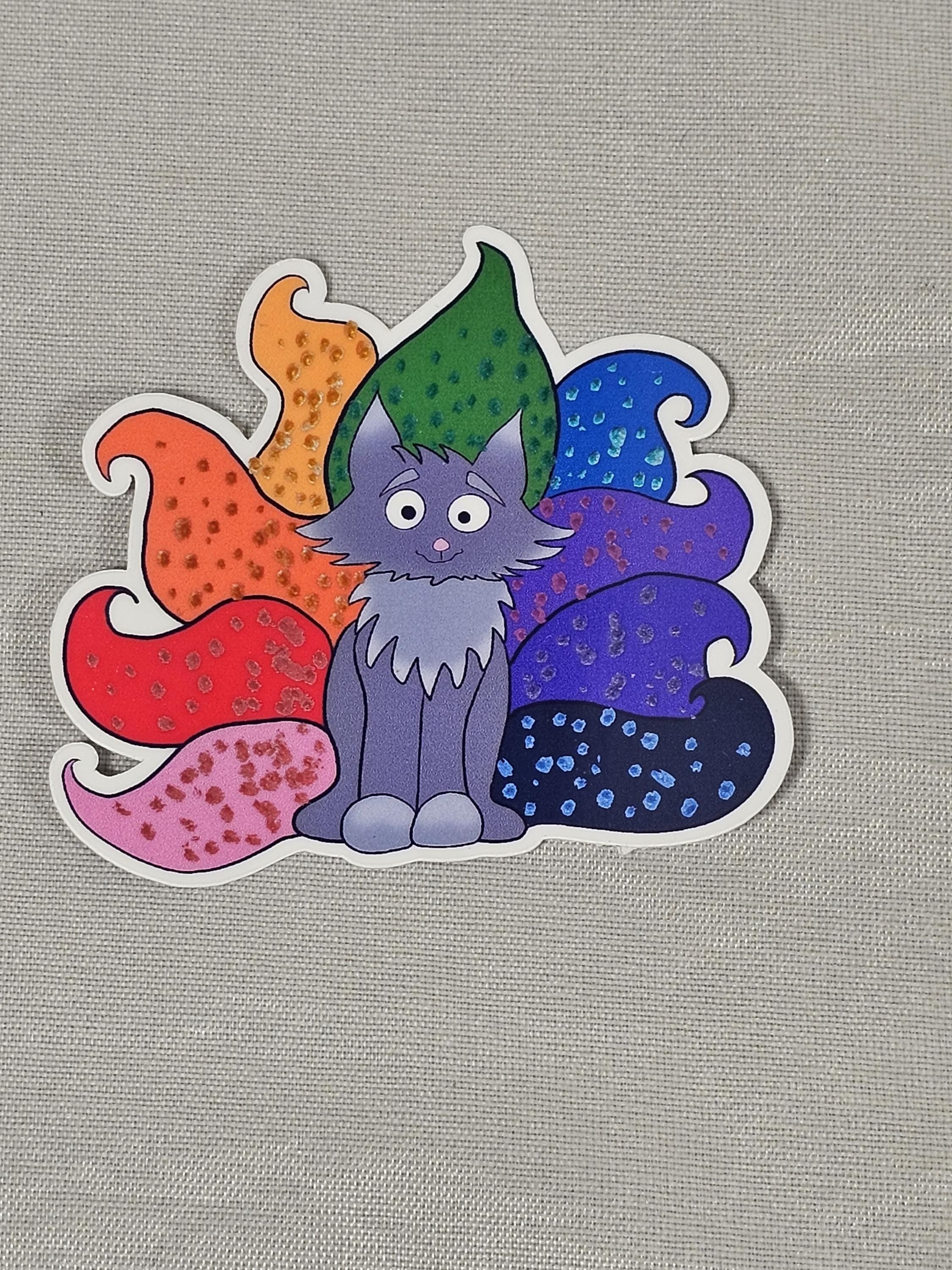 Pride Kitsune Sticker