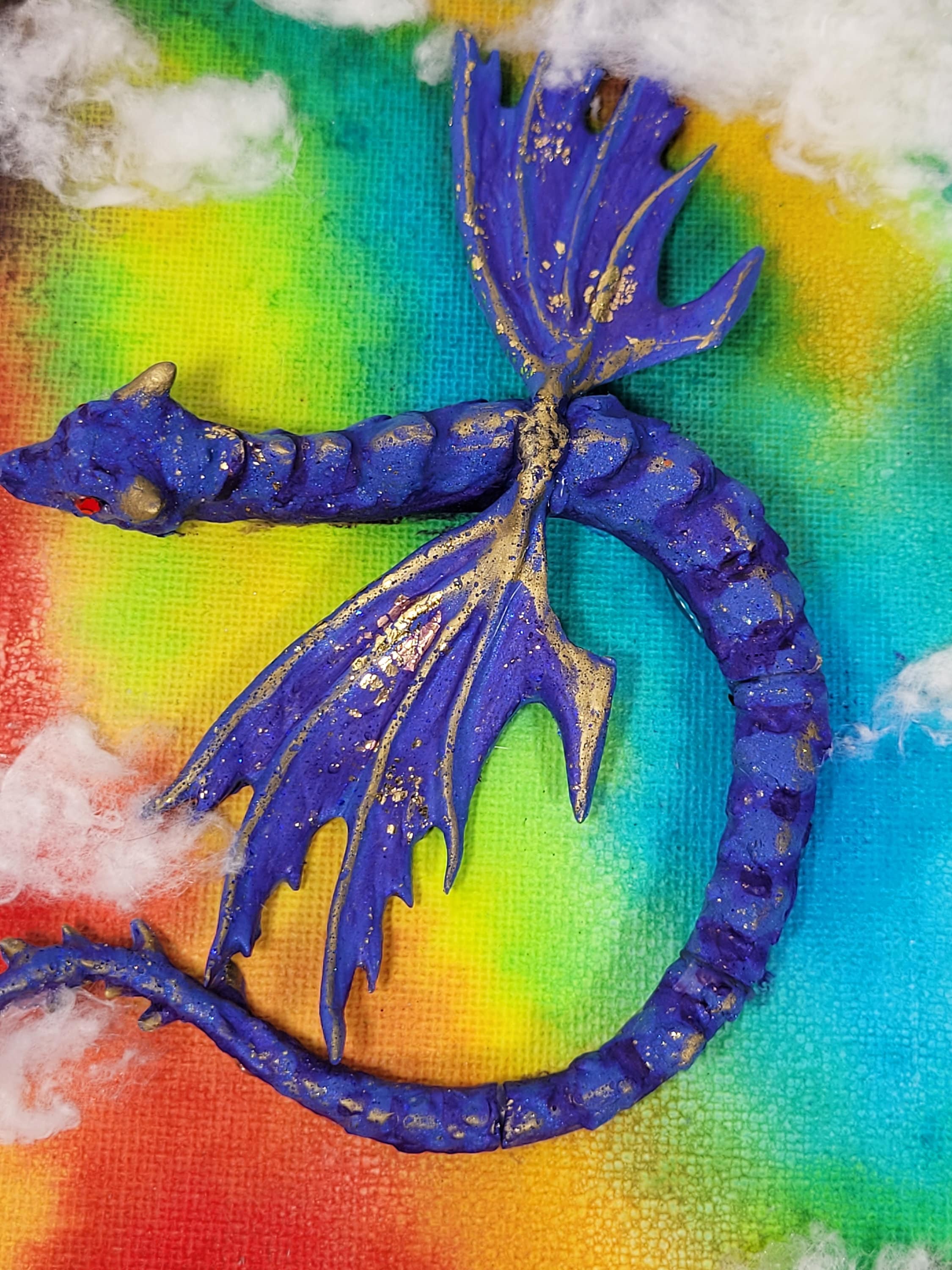 Rainbow Mixed Media Canvas