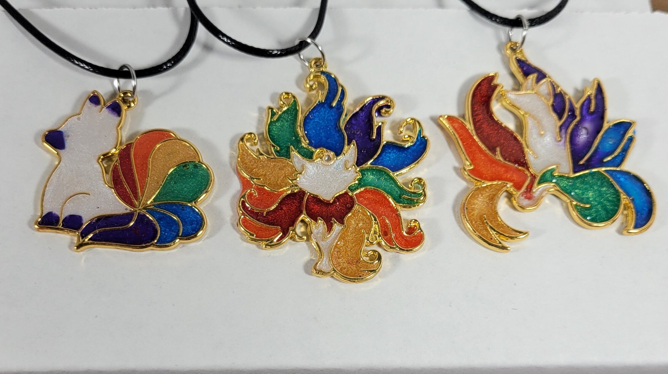 Pride Kitsune Pendants