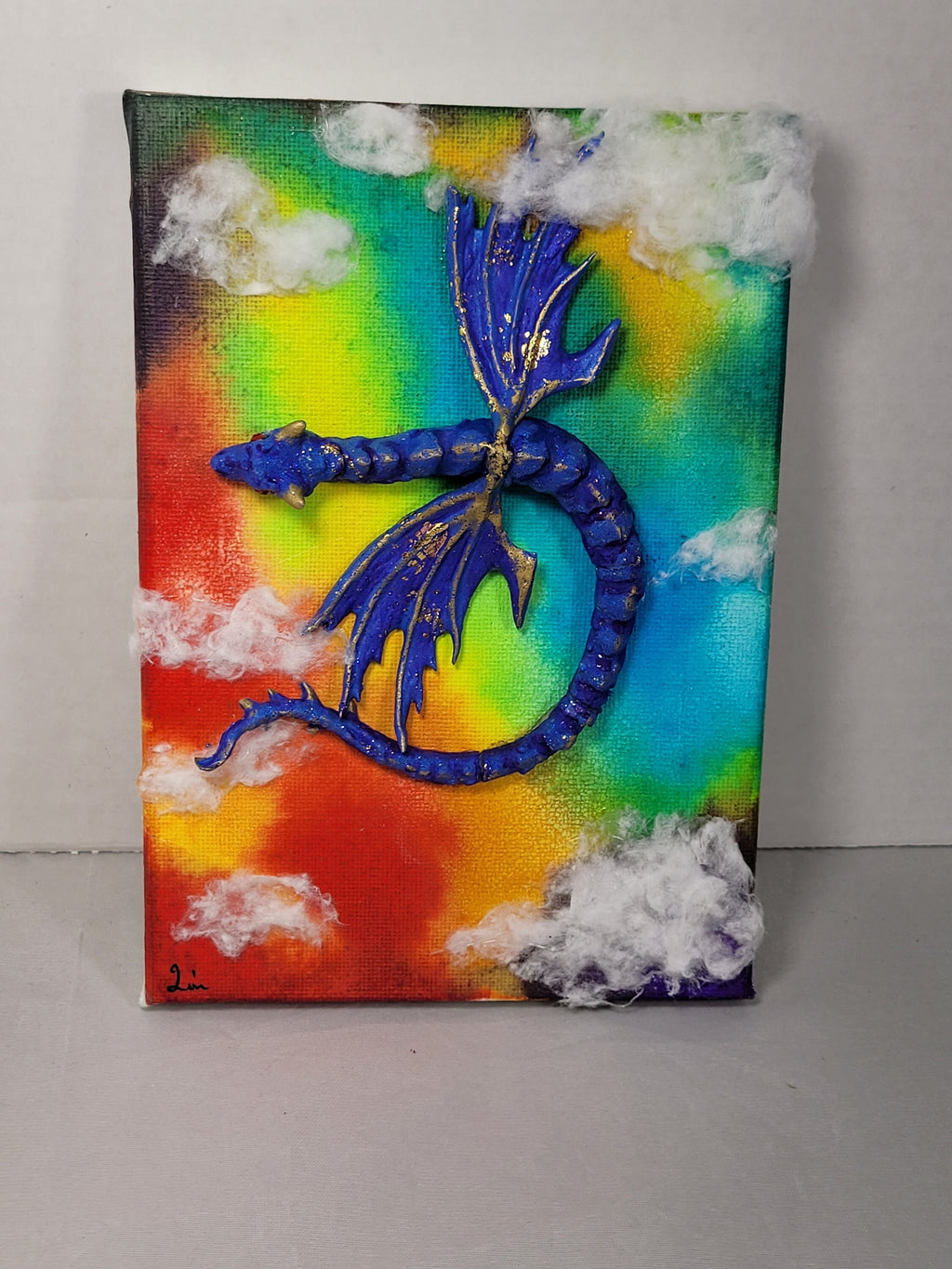 Rainbow Mixed Media Canvas