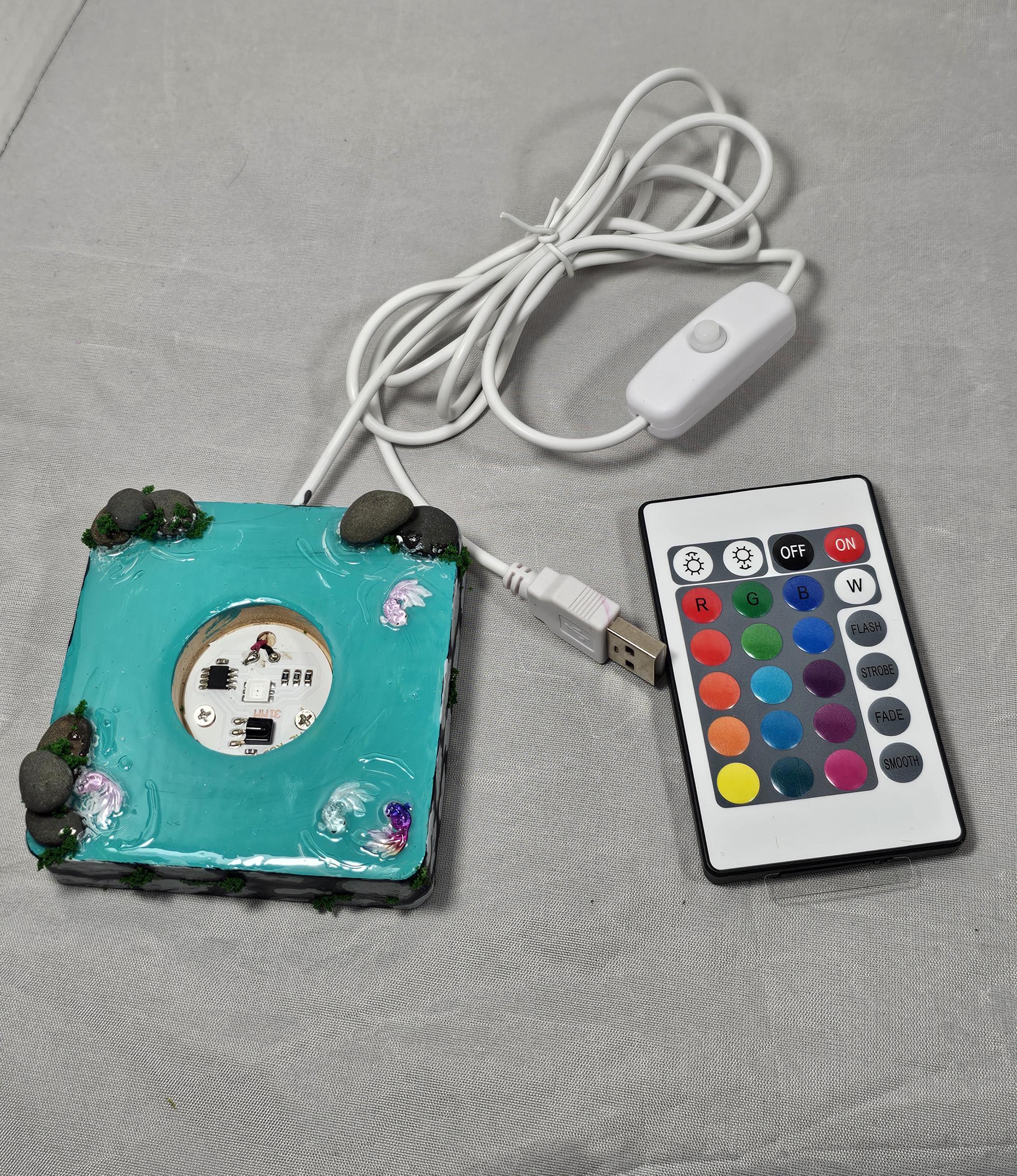 Koi Pond Light Stand