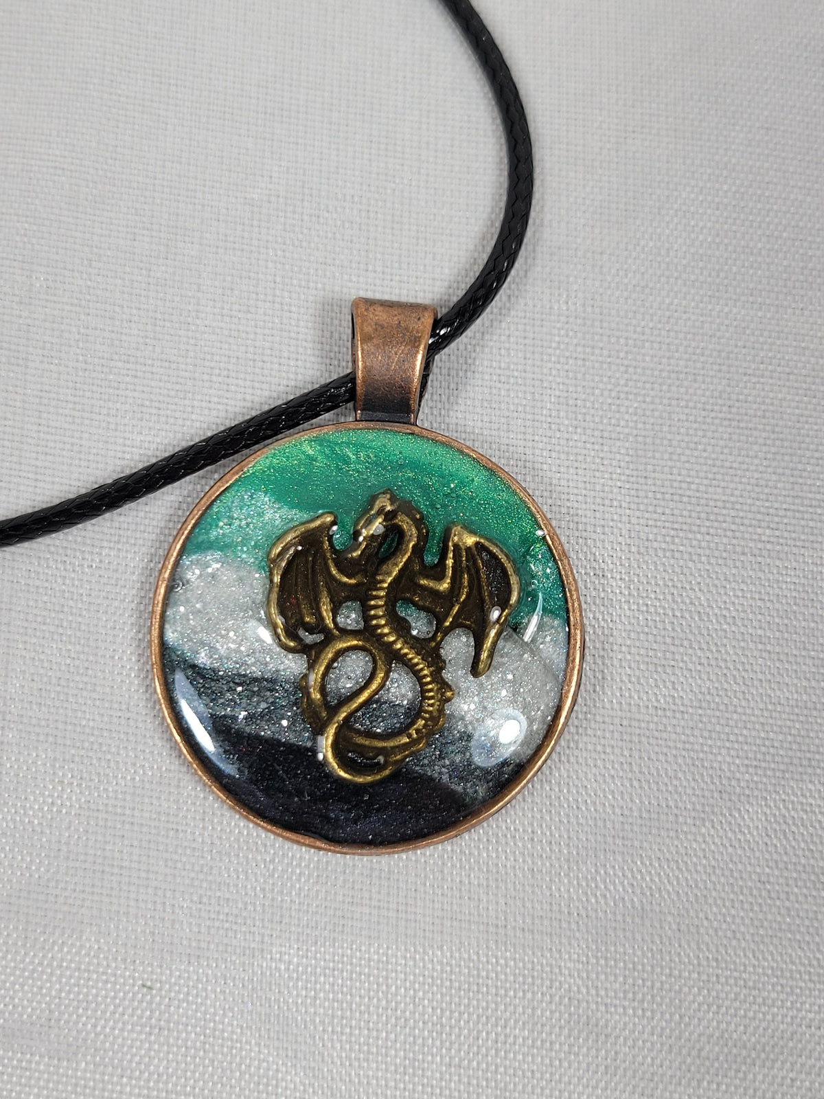 Pride Pendant Genderqueer and aromantic