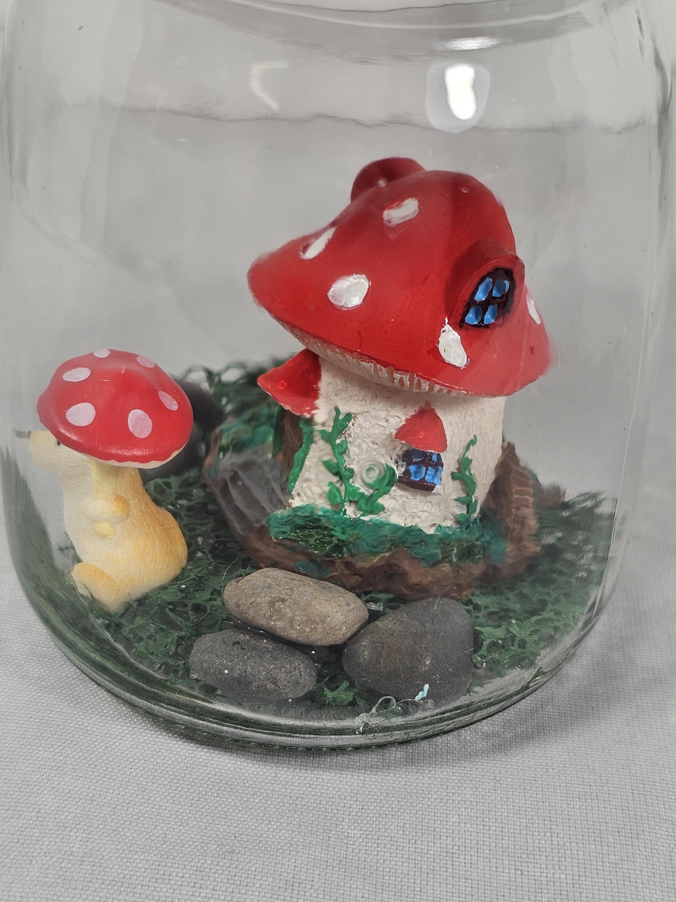 Mushroom Puppy Jar
