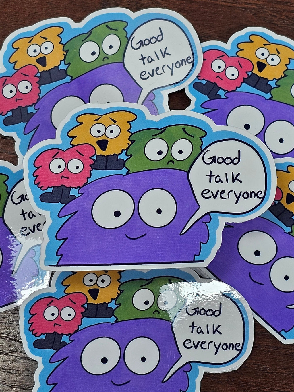 Good talk everyone sticker