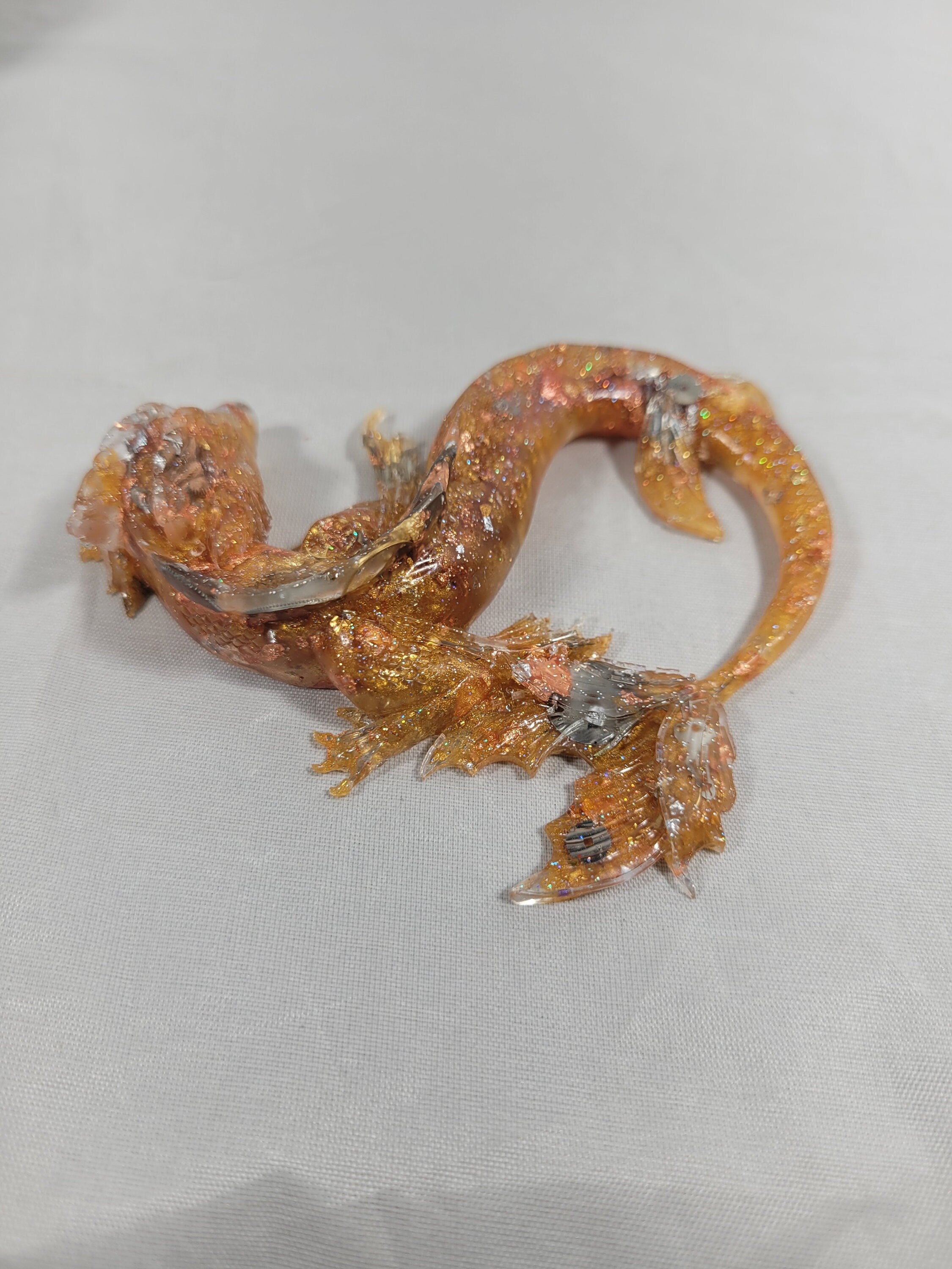 Steampunk Water Dragon - Gold