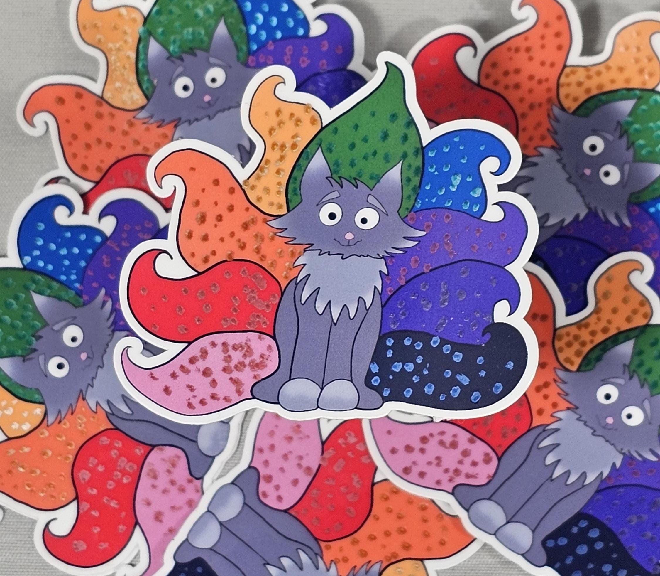 Pride Kitsune Sticker