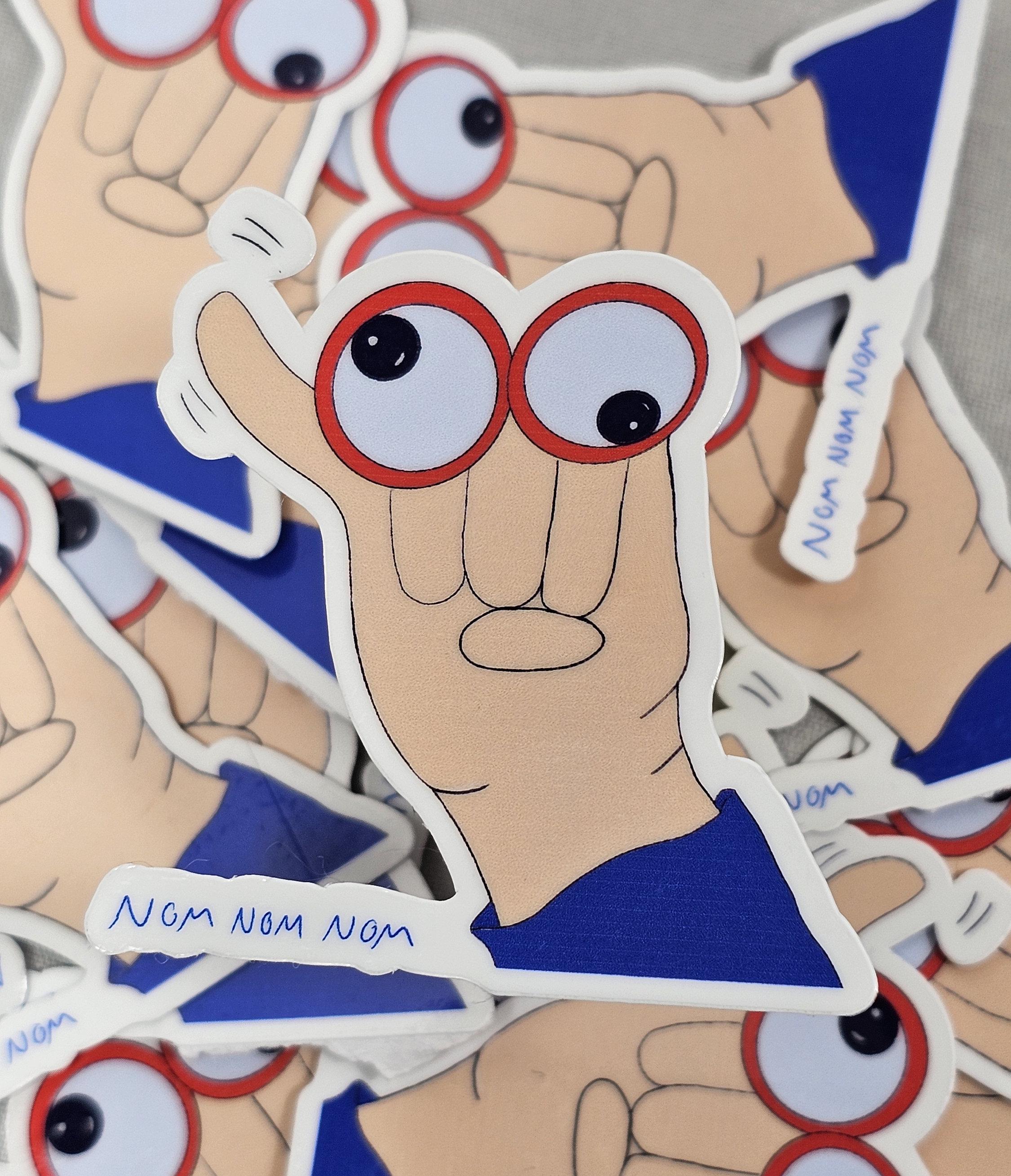 Norman the Nomster our Non Binary Monster Sticker