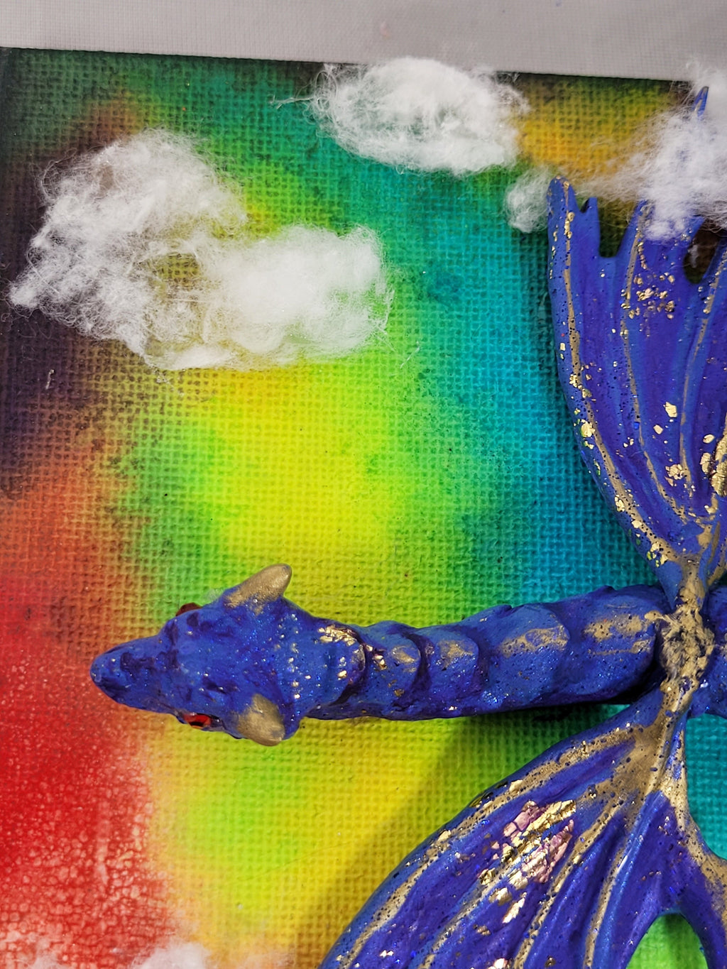 Rainbow Mixed Media Canvas