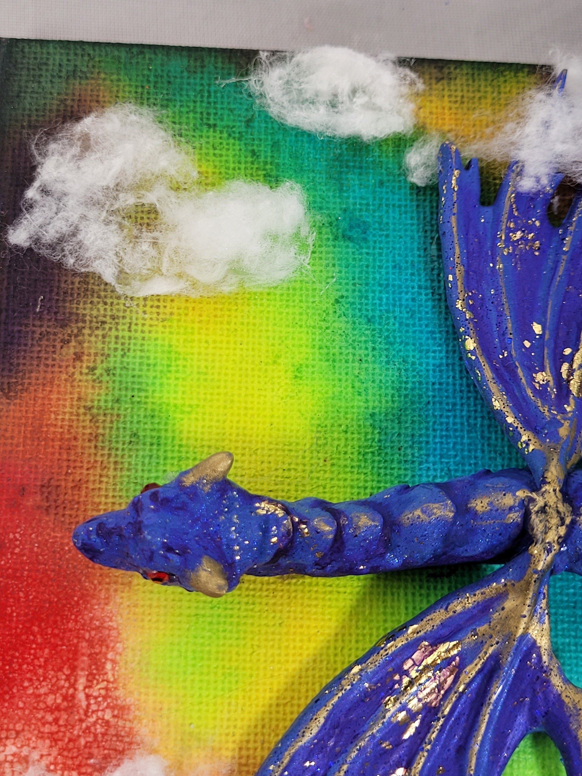 Rainbow Mixed Media Canvas