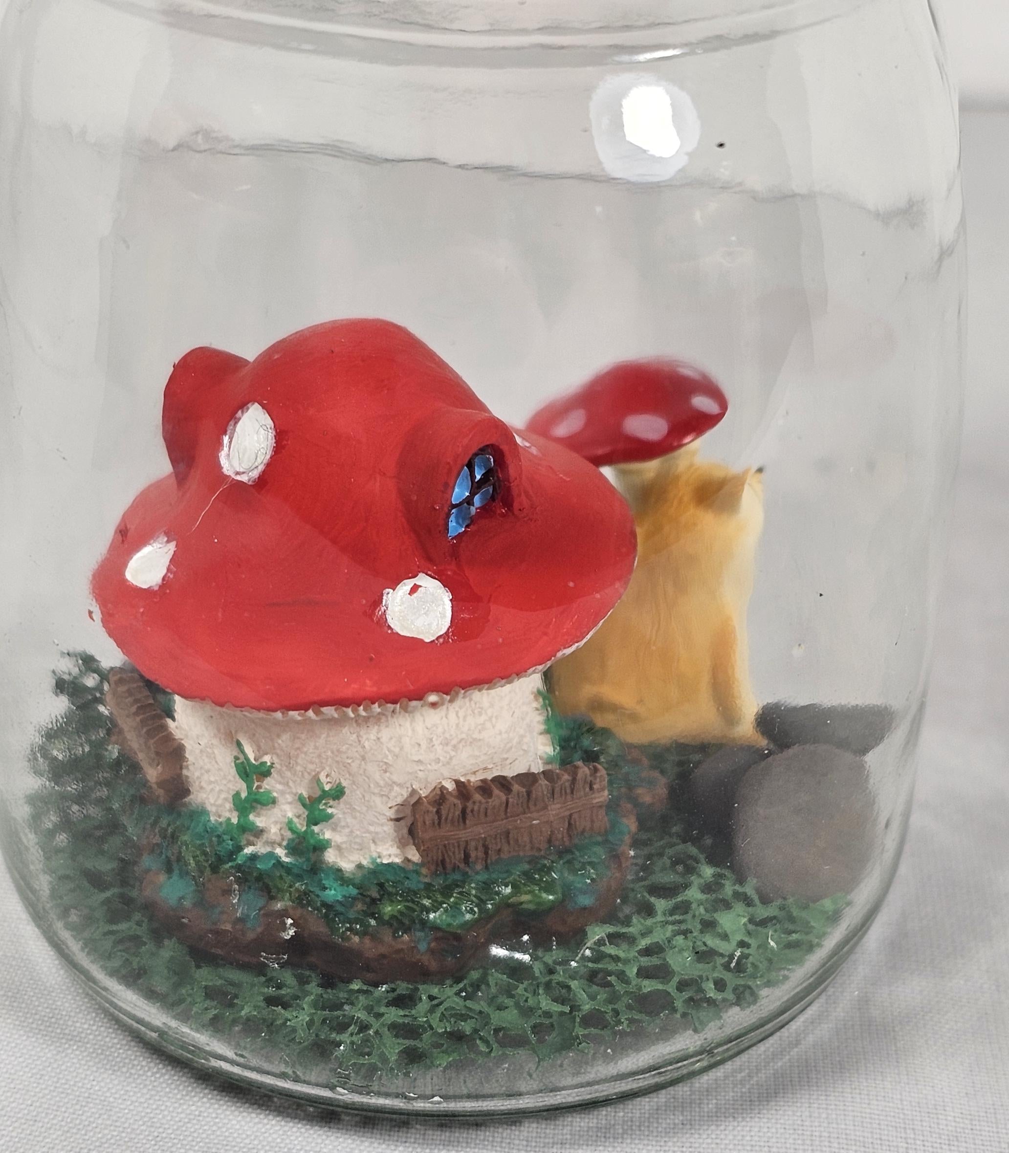 Mushroom Puppy Jar