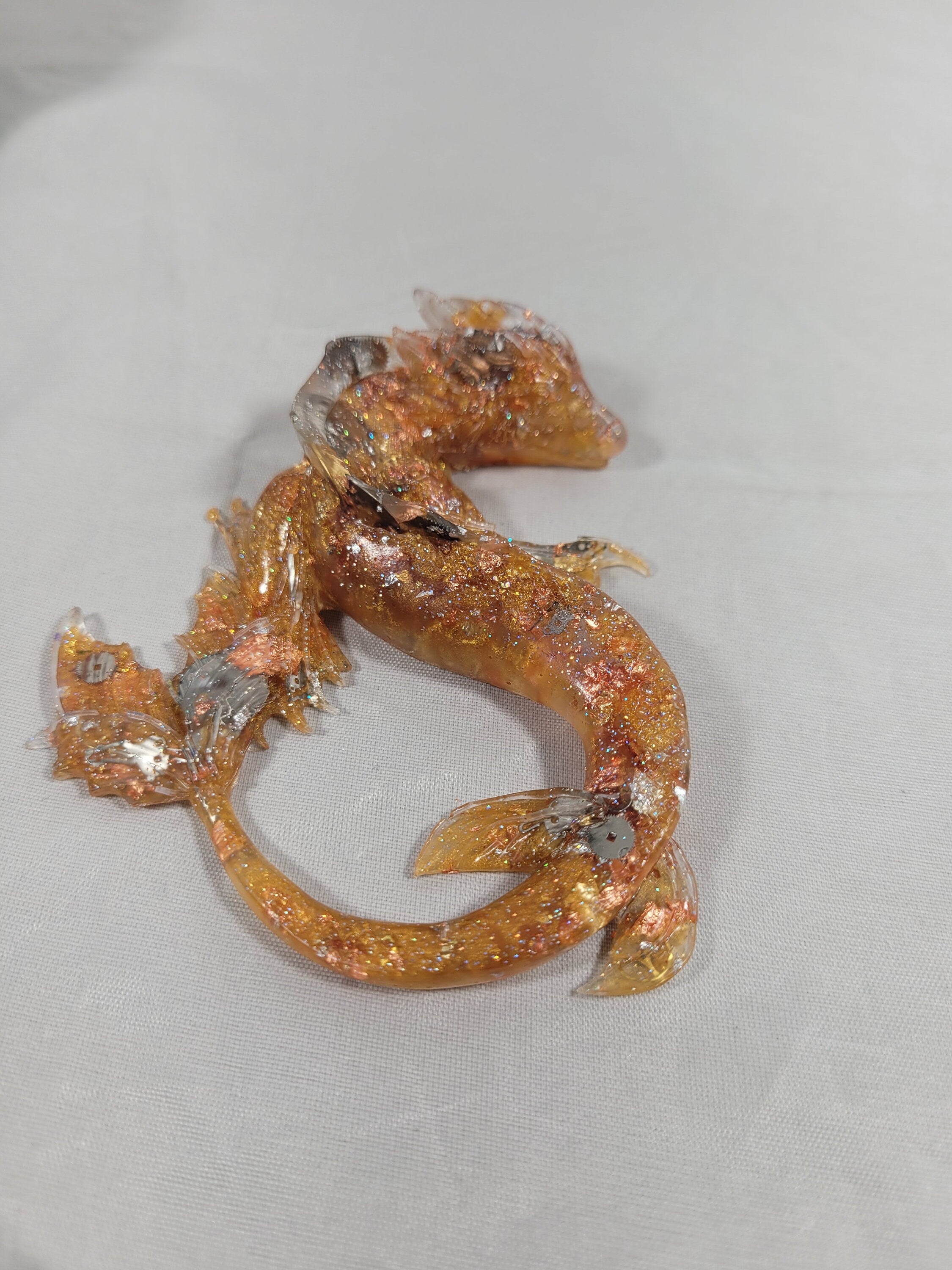 Steampunk Water Dragon - Gold