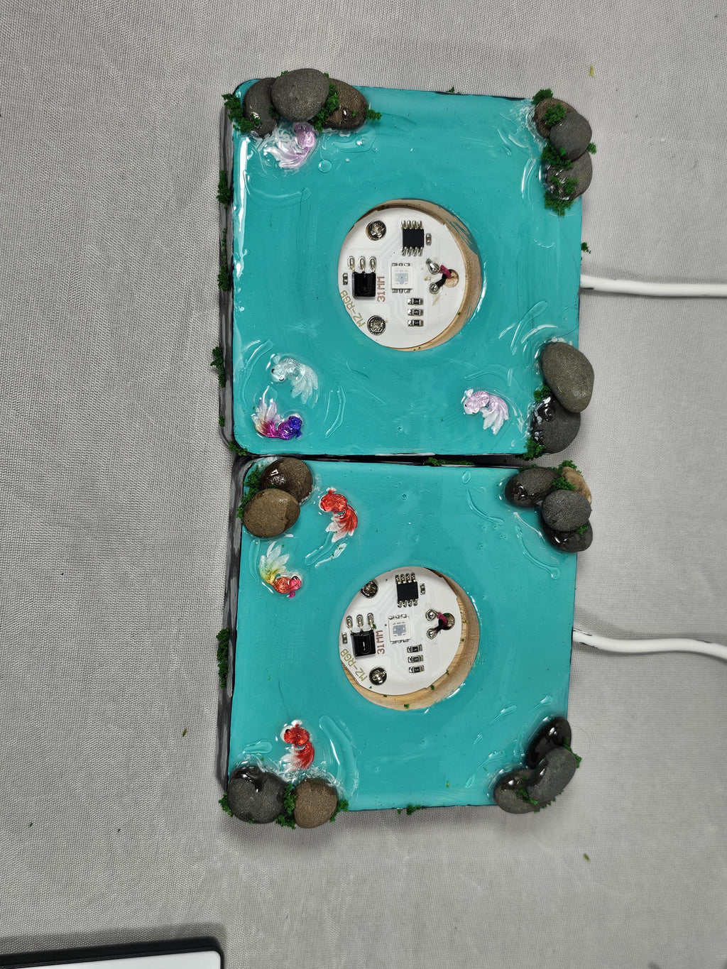 Koi Pond Light Stand