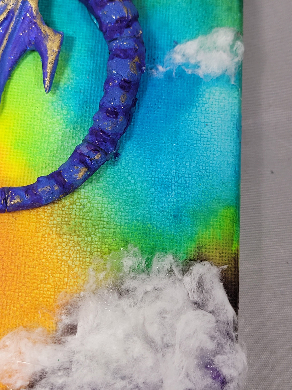 Rainbow Mixed Media Canvas