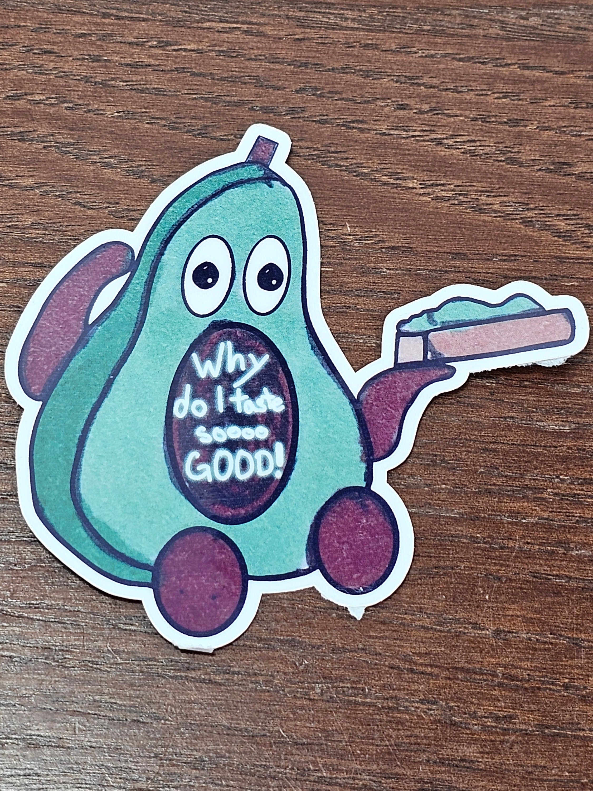 Avocado Crisis Sticker