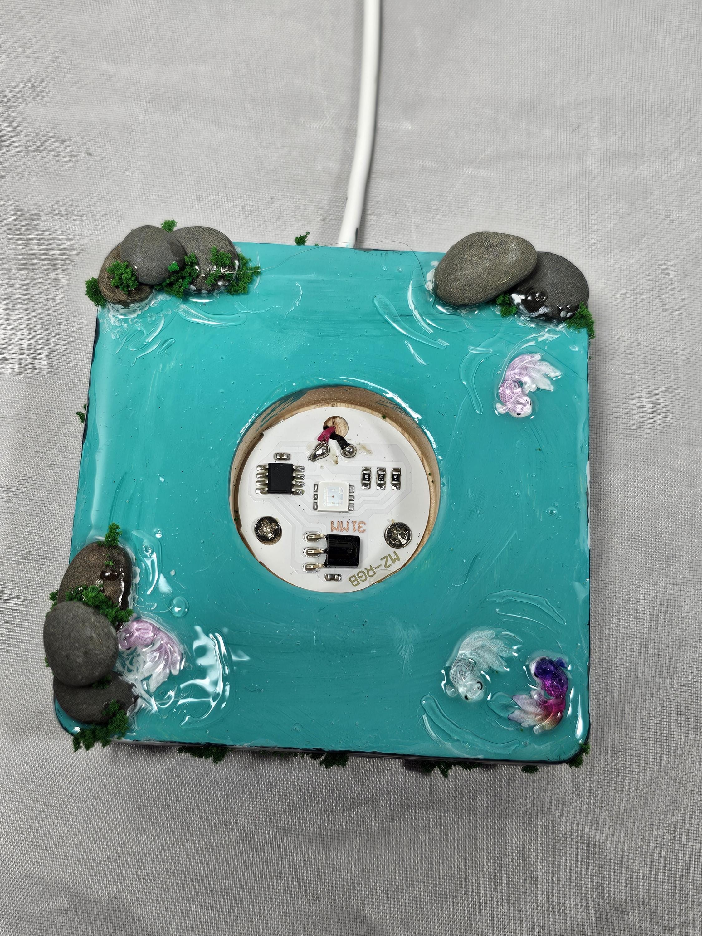 Koi Pond Light Stand