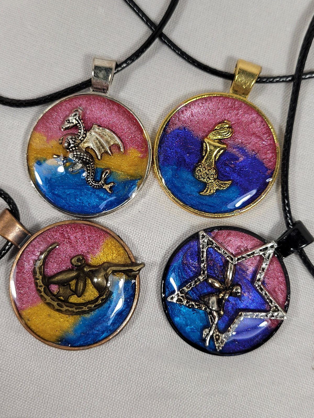Pride Pendant Bisexual or Pansexual