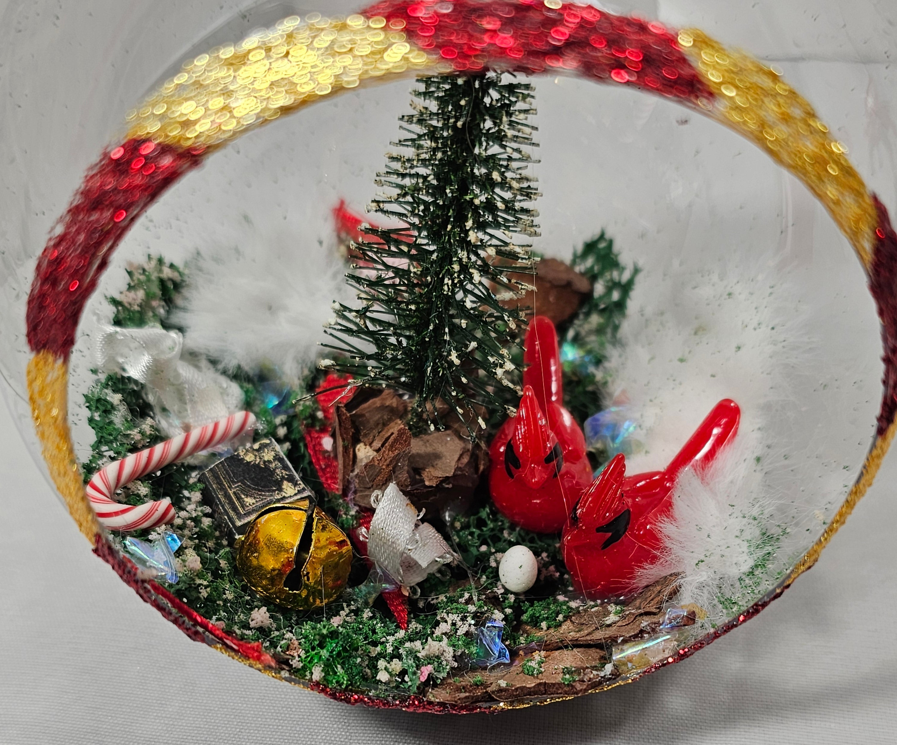 Cardinal Daddies Ornament