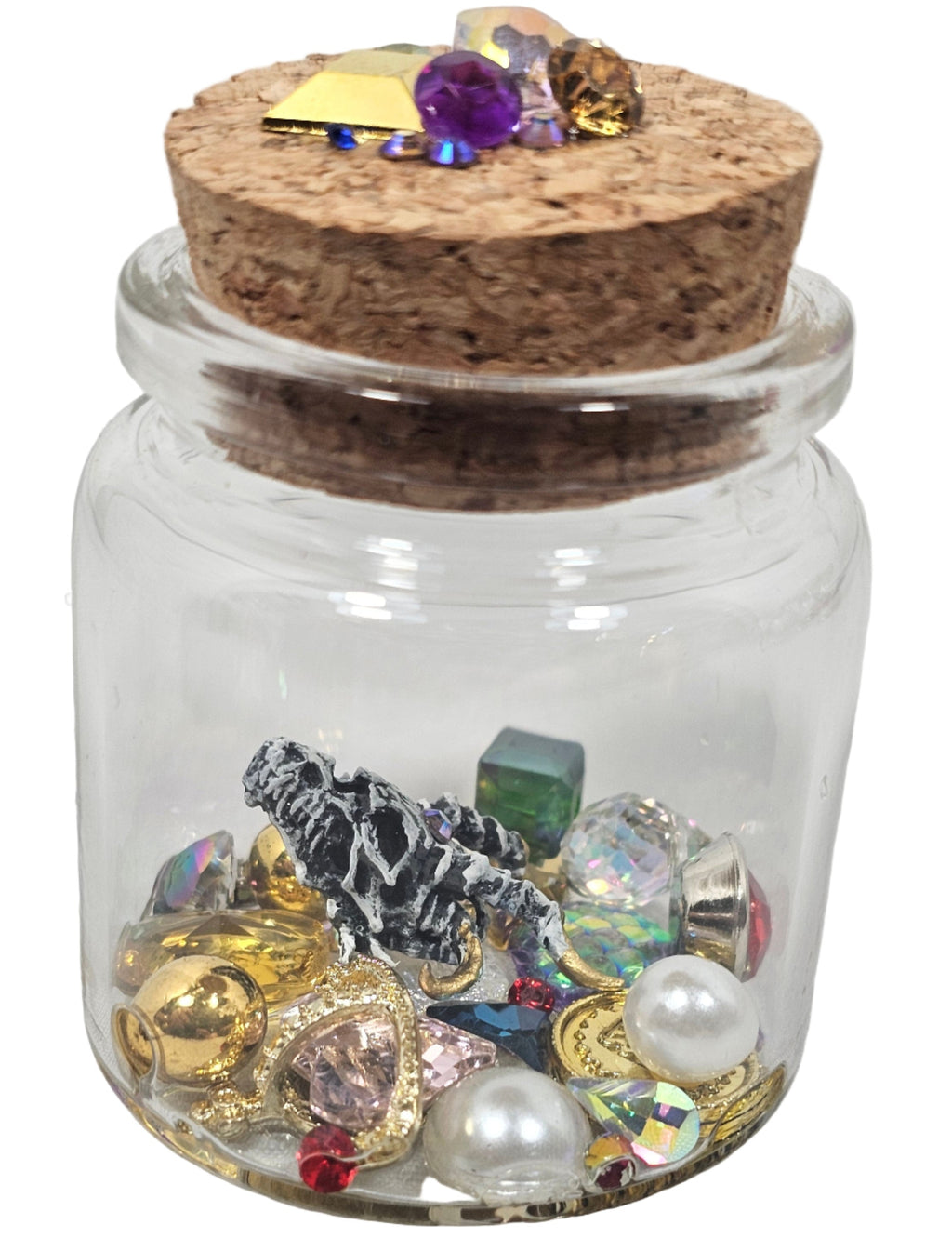 Golden Treasure Dragon Skull Terrarium