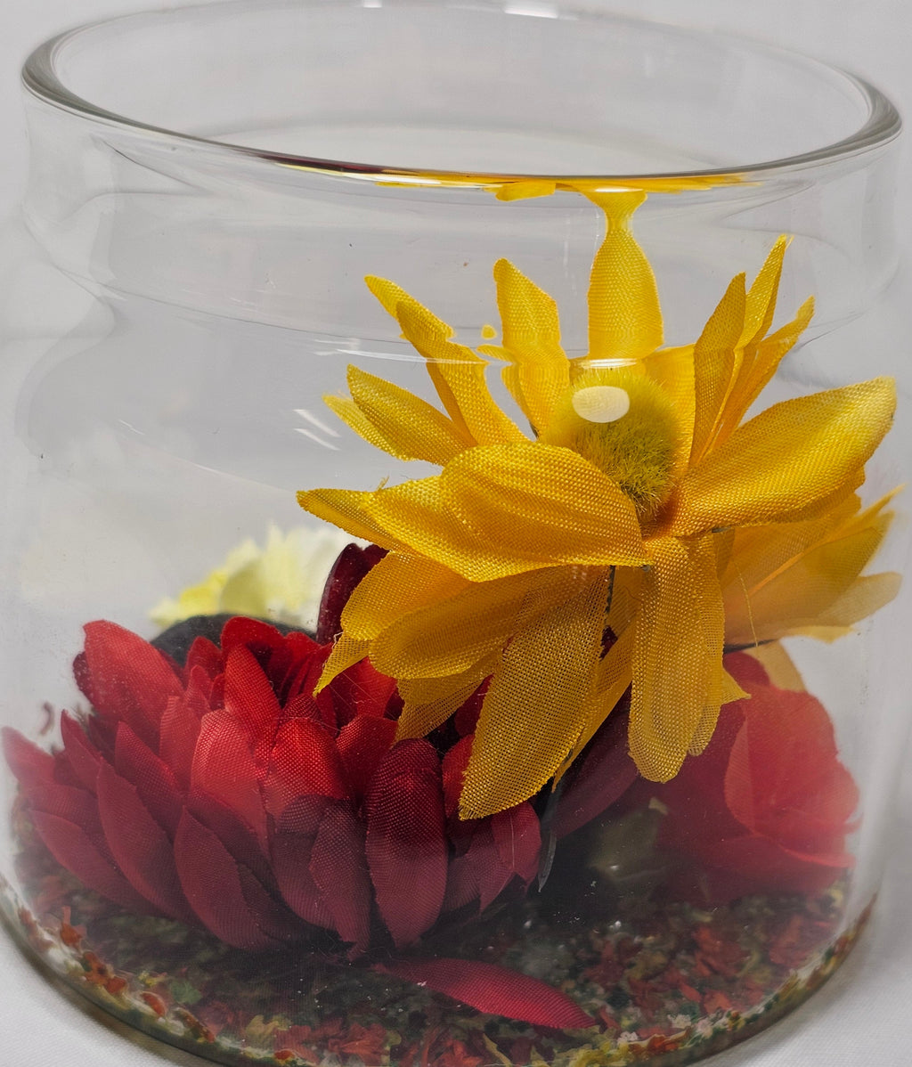 Large Sleeping Fall Cat Terrarium