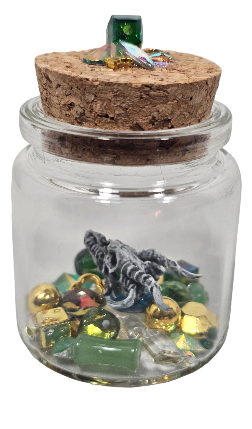 Emerald Treasure Dragon Skull Terrarium