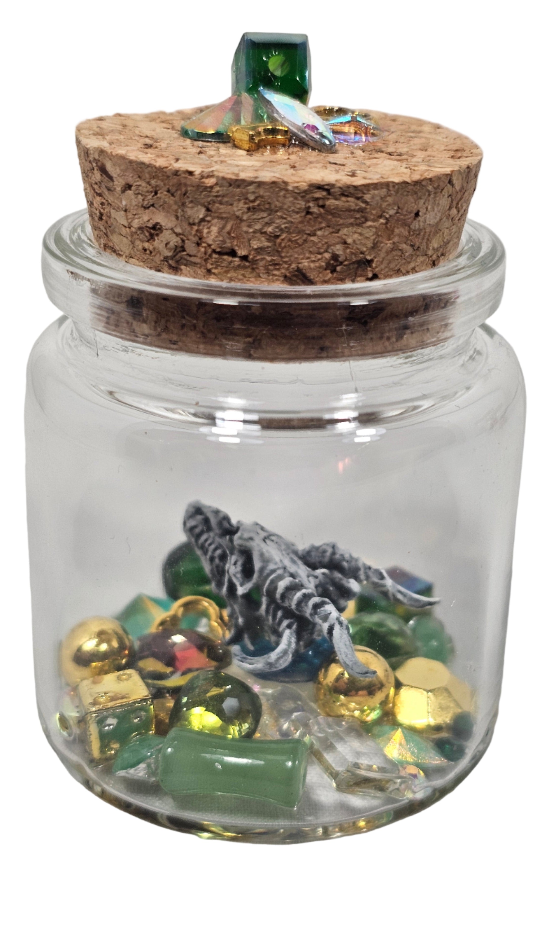 Emerald Treasure Dragon Skull Terrarium