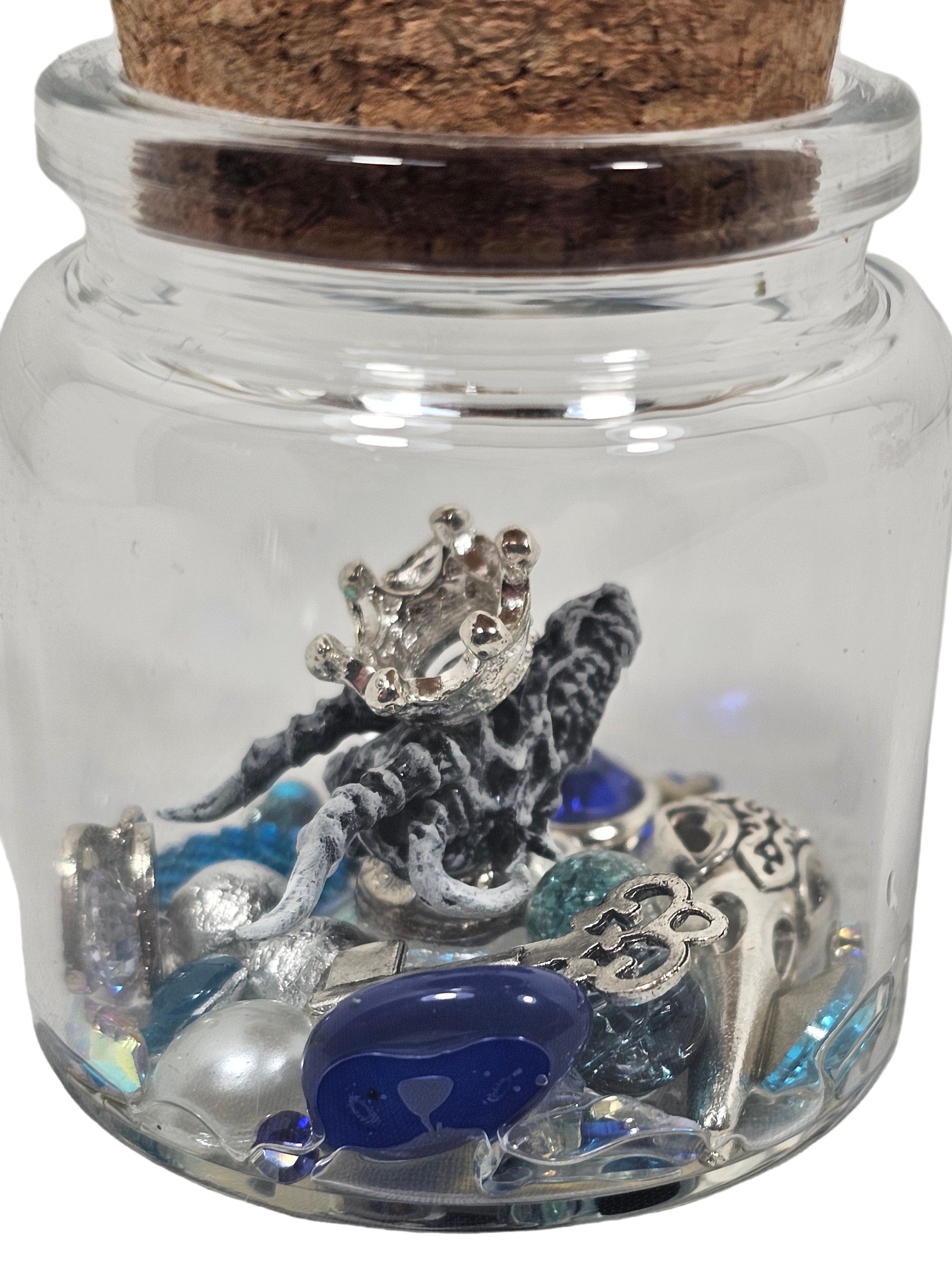 Sapphire Treasure Dragon Skull Terrarium