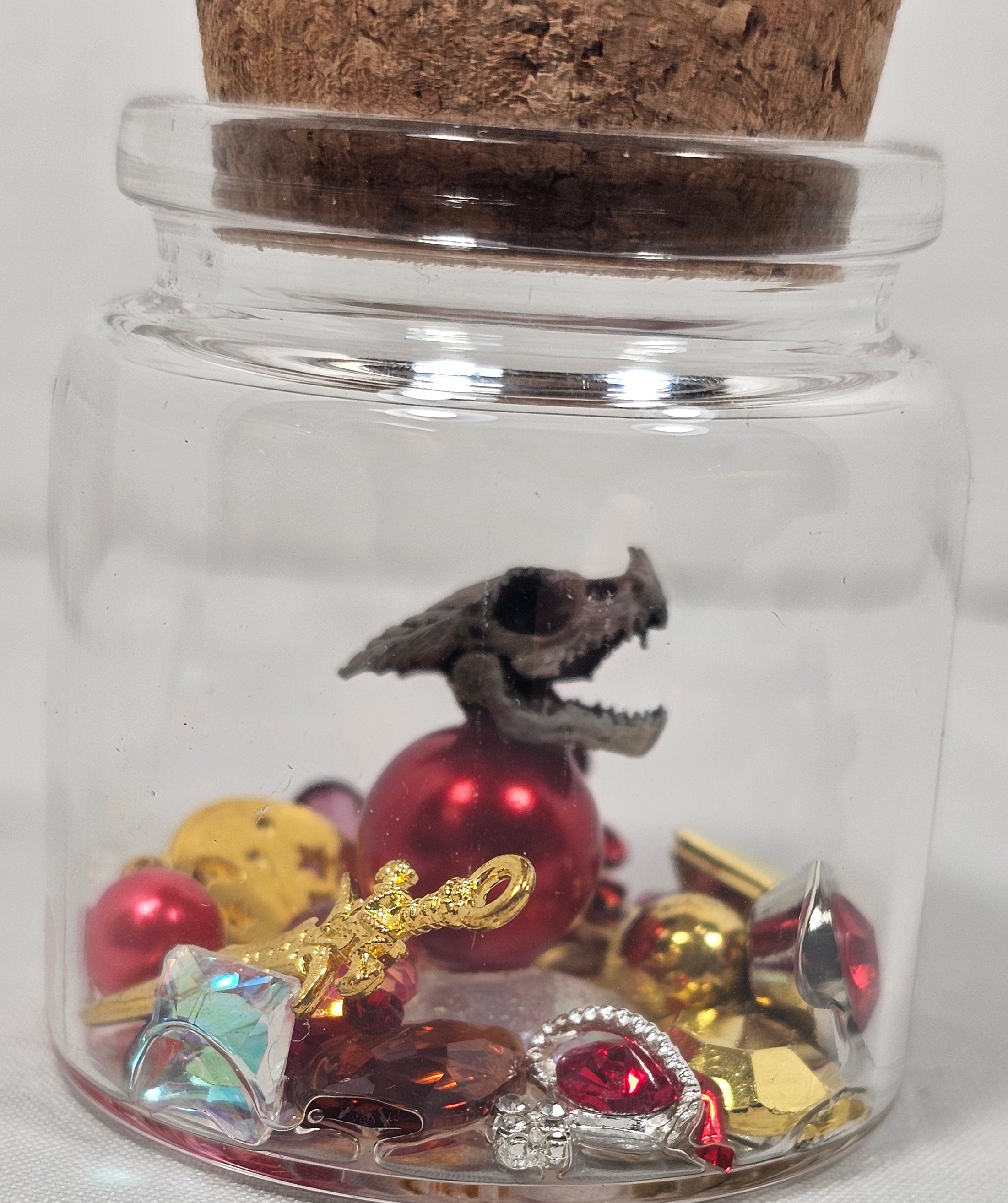 Ruby Treasure Dragon Skull Terrarium