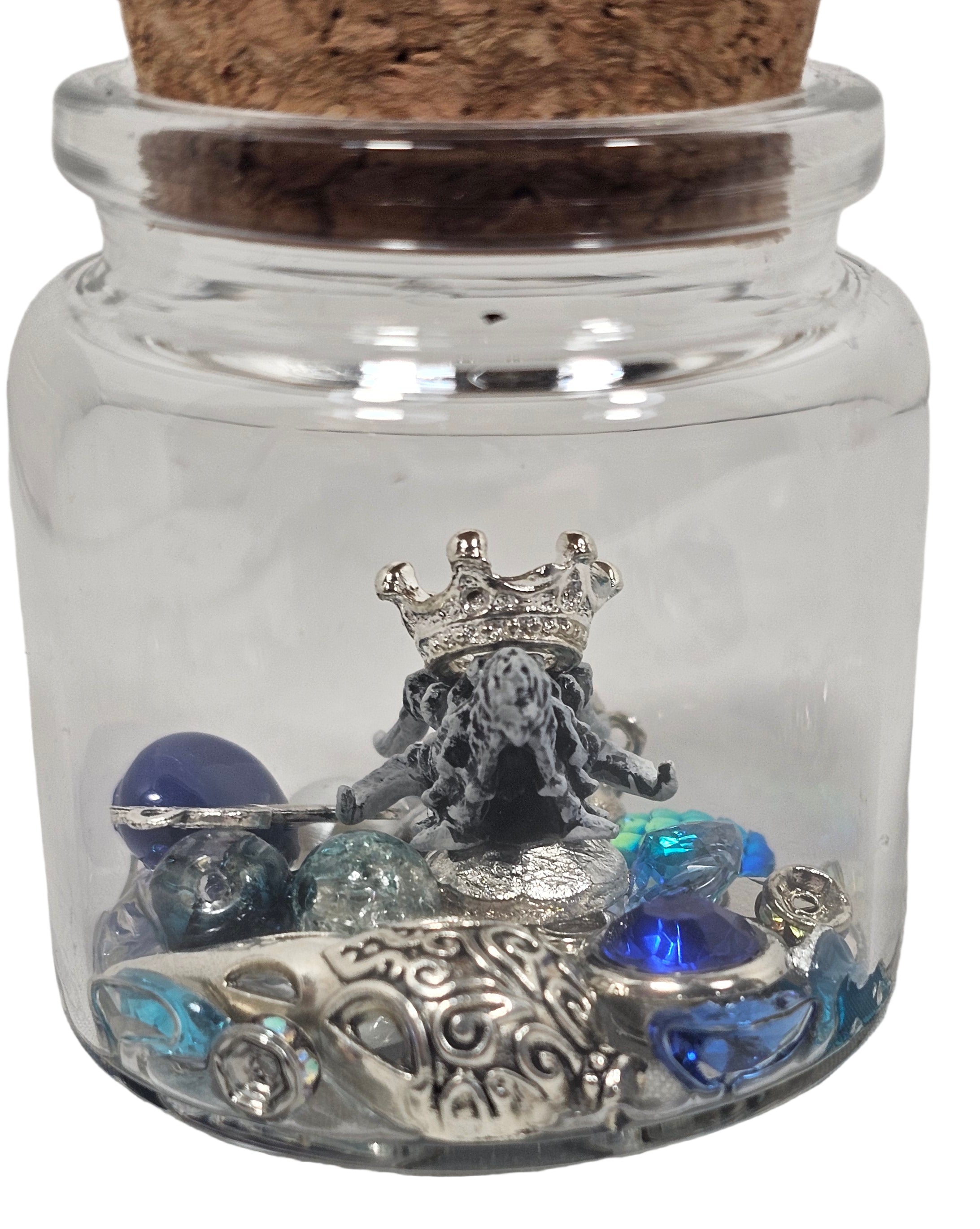 Sapphire Treasure Dragon Skull Terrarium