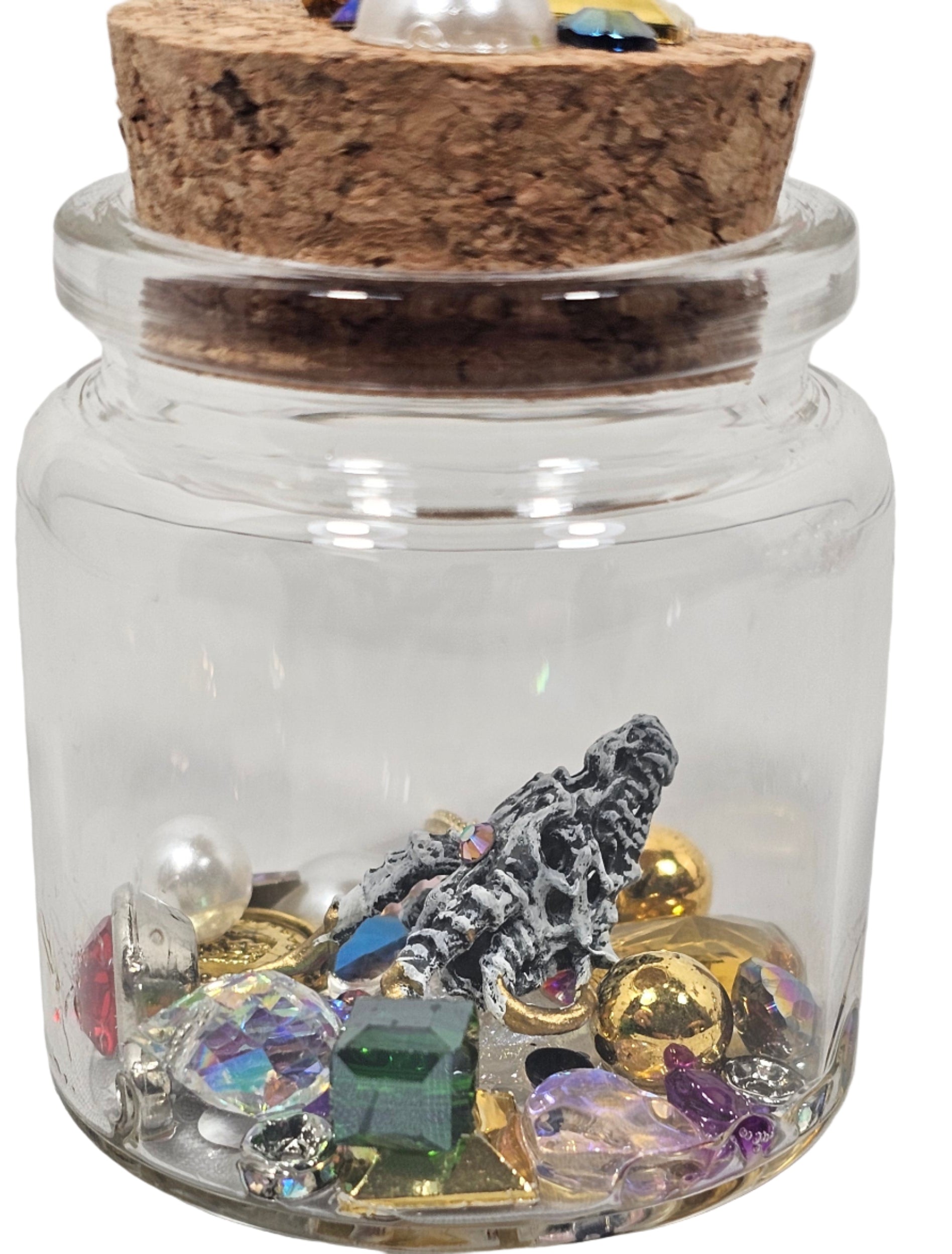 Golden Treasure Dragon Skull Terrarium