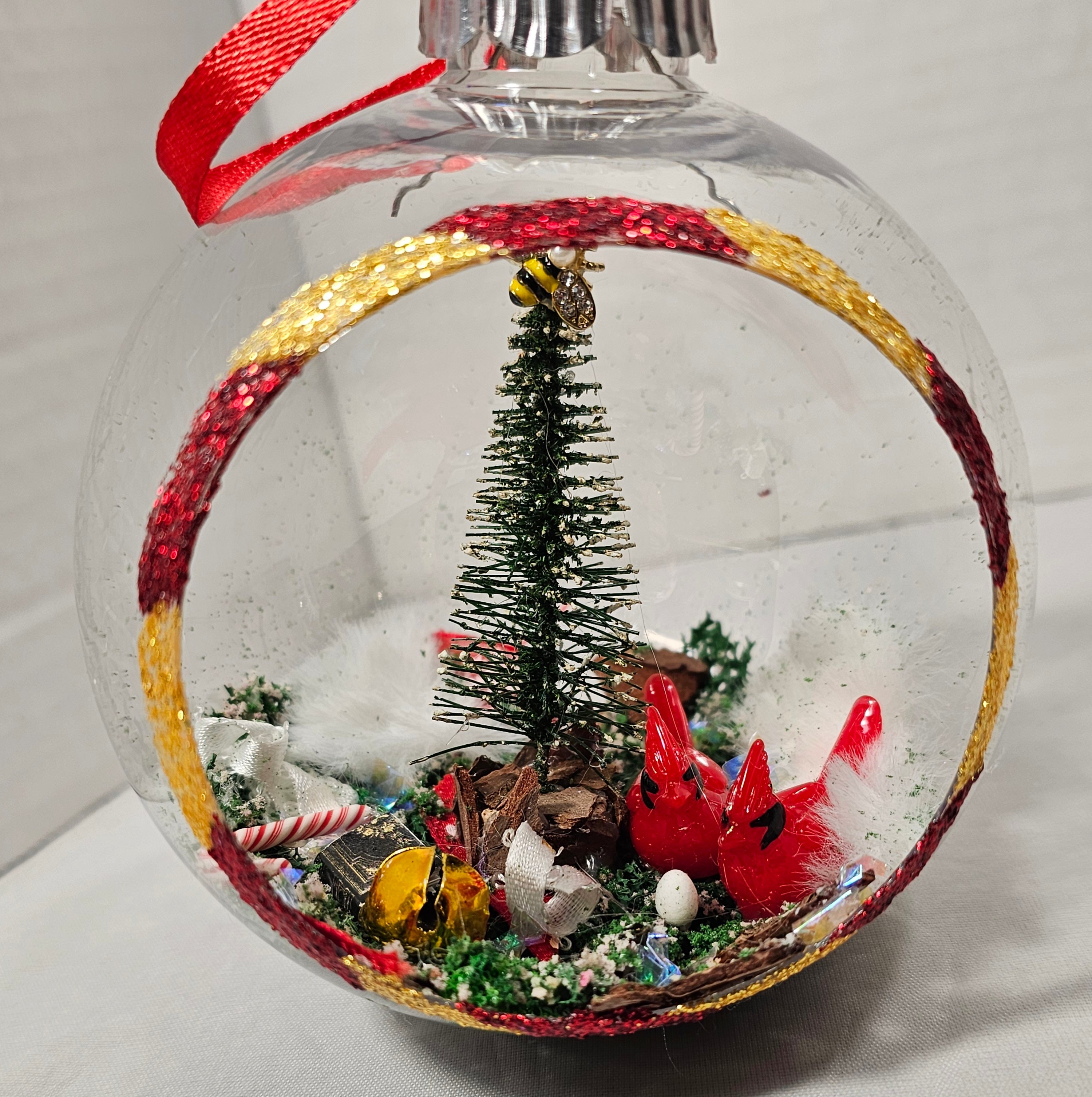 Cardinal Daddies Ornament