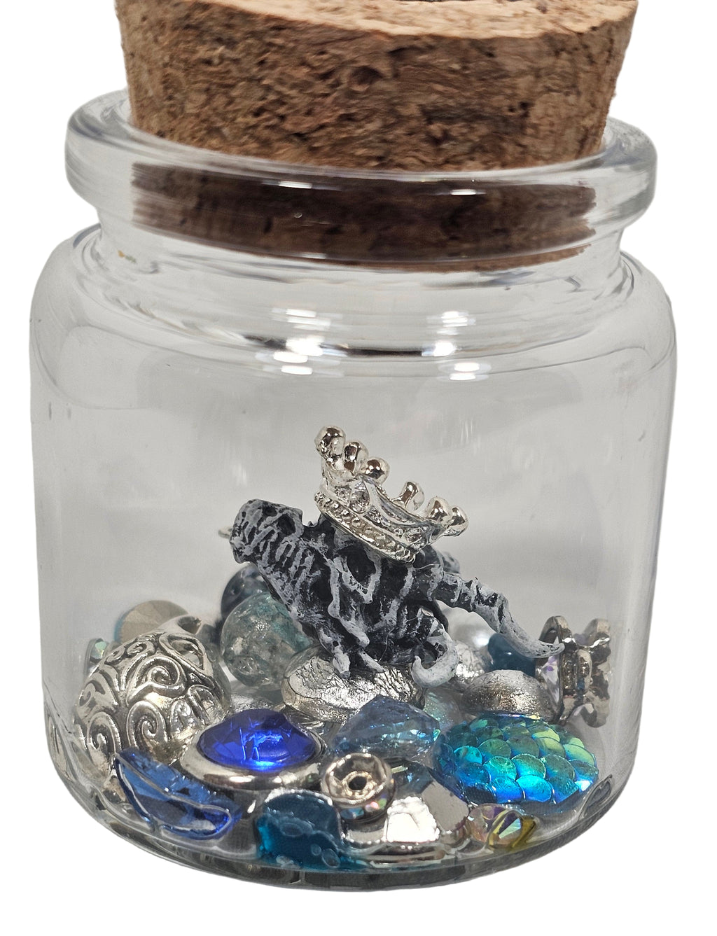 Sapphire Treasure Dragon Skull Terrarium