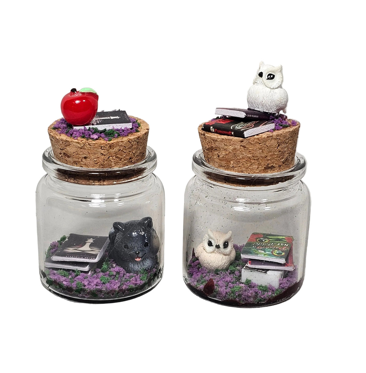 Twilight and King Book Terrariums
