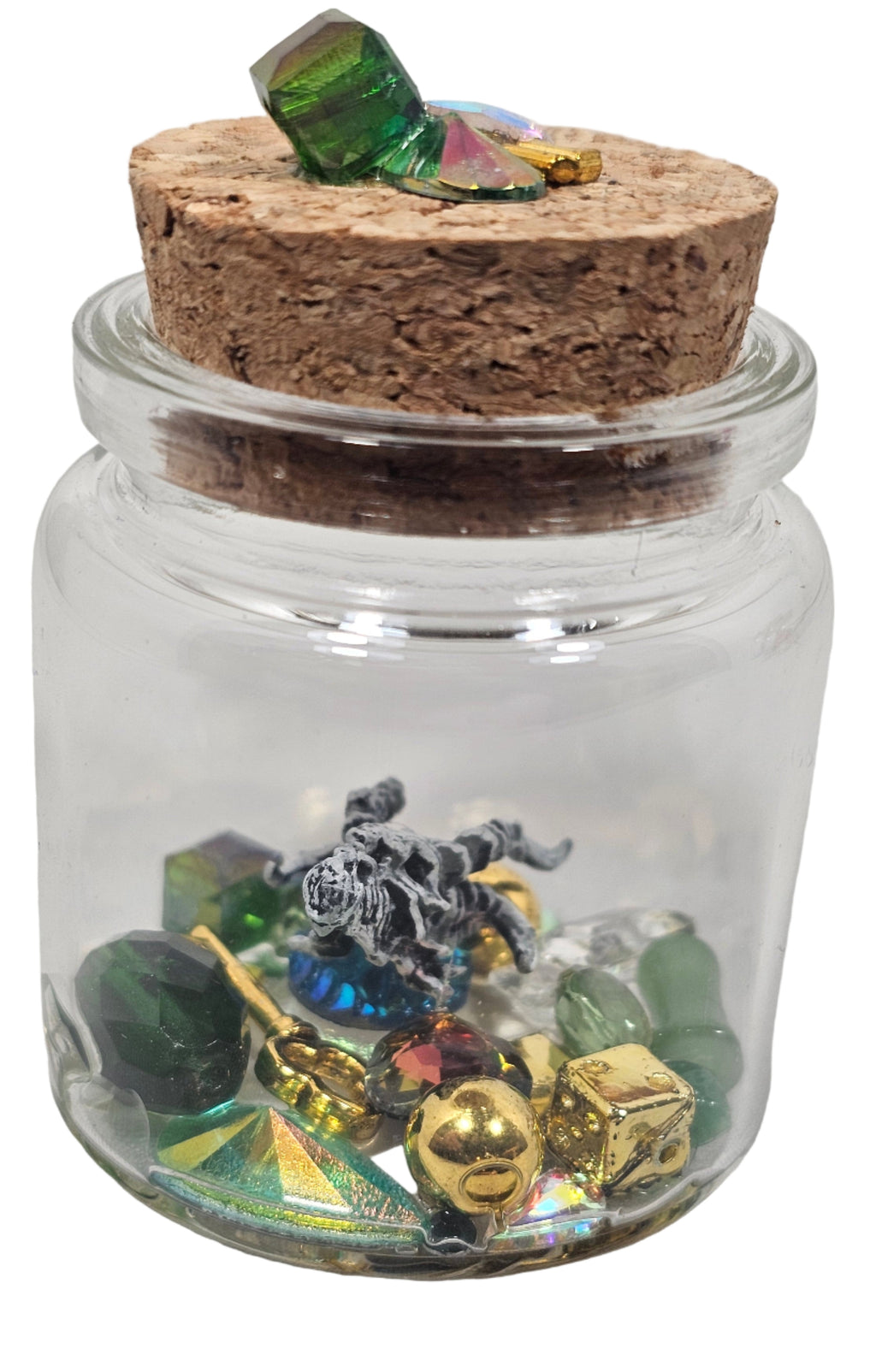 Emerald Treasure Dragon Skull Terrarium