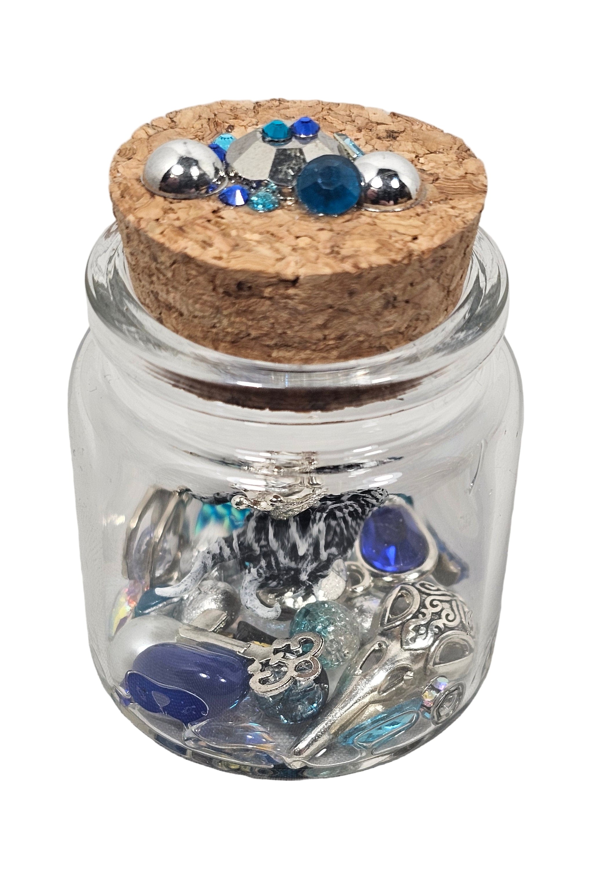 Sapphire Treasure Dragon Skull Terrarium