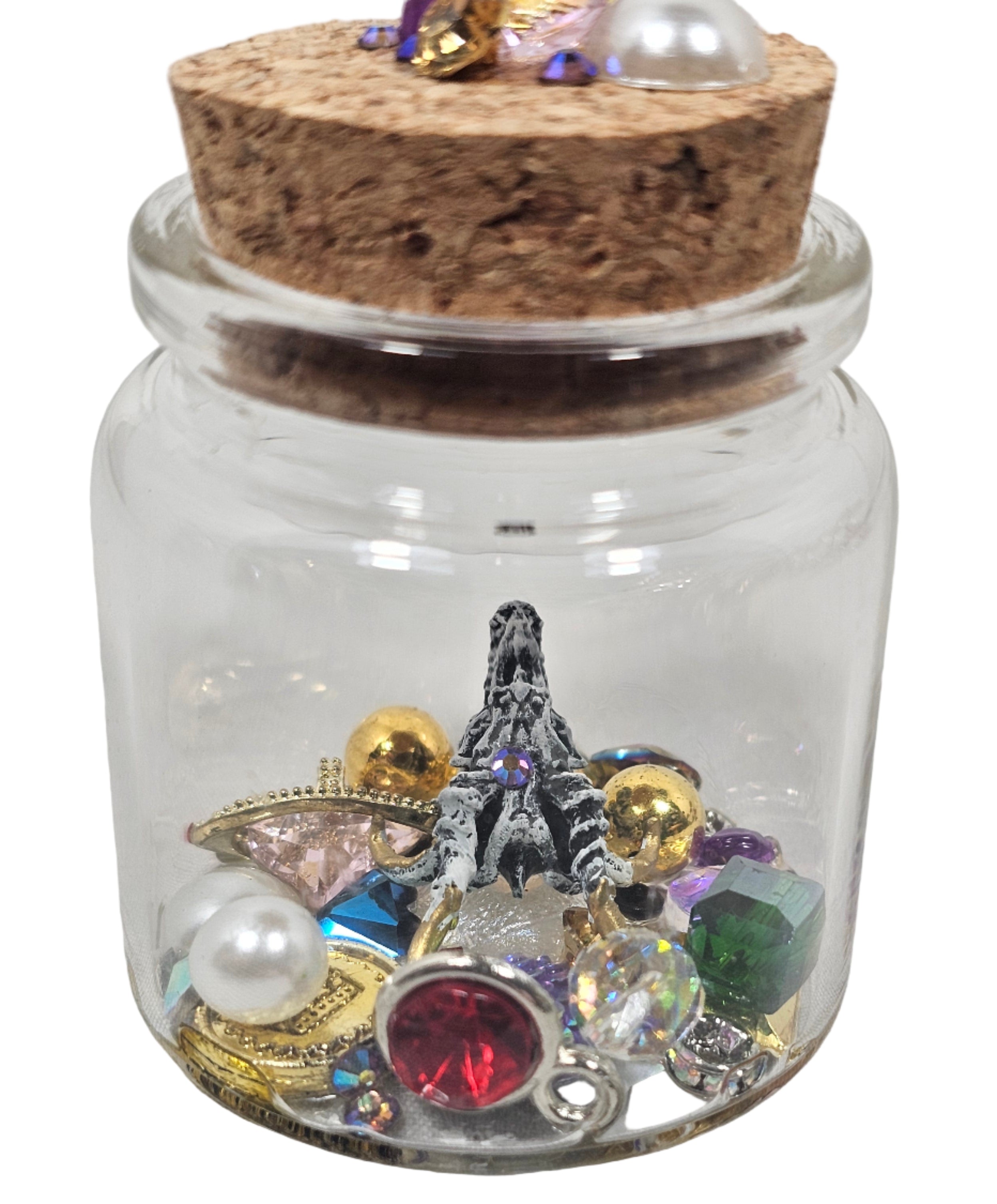 Golden Treasure Dragon Skull Terrarium