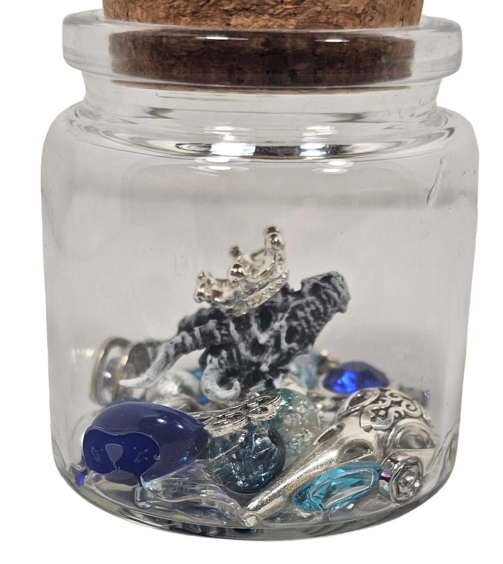 Sapphire Treasure Dragon Skull Terrarium