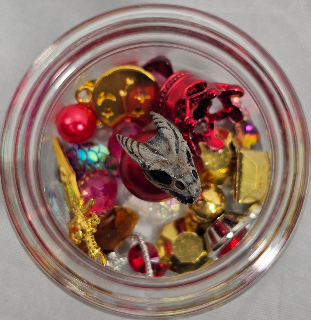Ruby Treasure Dragon Skull Terrarium