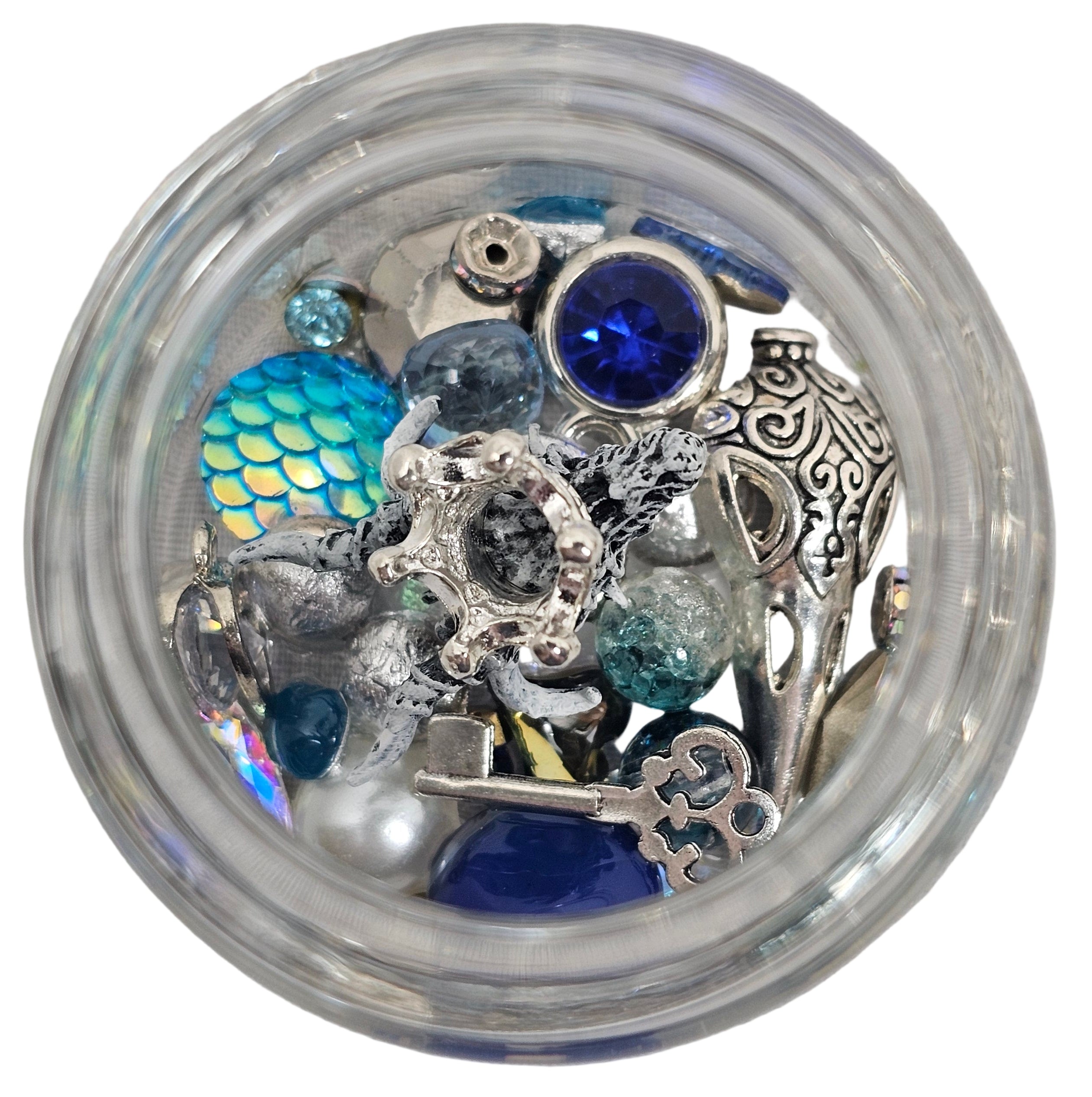 Sapphire Treasure Dragon Skull Terrarium