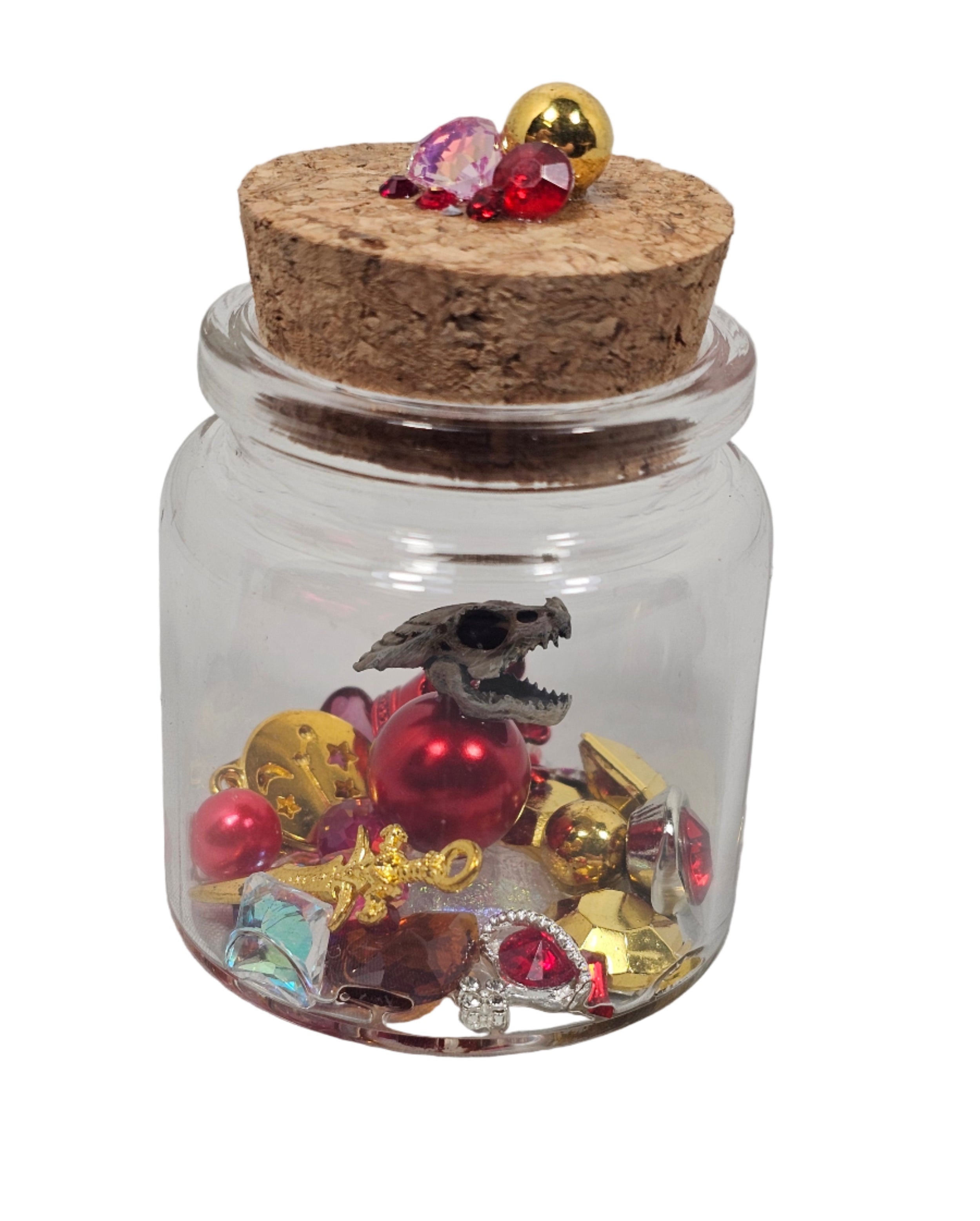 Ruby Treasure Dragon Skull Terrarium